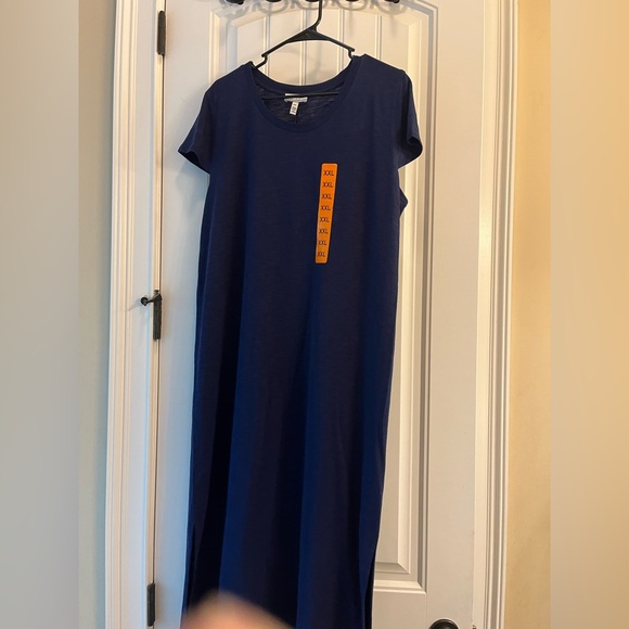 Jessica Simpson Navy Blue T-Shirt Dress - Picture 1 of 3